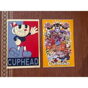 Cuphead Posters (2) 14.5 x 11